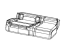 Mopar 7BV40LK5AA Cover Rear Seat Cushion Right