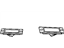 Mopar 4857322AC License Lamp, Rear Passenger Side