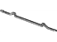 Mopar 4865953AA Seal Floor Pan Trunk Pan Assembly, Front