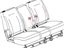 Mopar 68002370AA Foam Seat Cushion