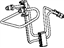 Mopar 55366058AC Tube Assembly, Brake Master Cylinder To HCU Secondary