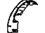 Mopar 68028352AA Upper Retainer, Front