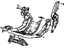 Mopar 5183626AA Hinge, Center Passenger Side