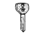 Mopar 4378751 Key, Ignition And Door (Capsulated)