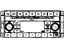 Mopar 5064061AI Radio Am/Fm/Cd/Mp3 & Satellite