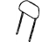 Mopar 1FQ681J3AA Headrest, Light Gray, Rear Center Outer