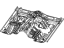 Mopar 68146603AE Pan Floor