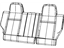 Mopar 68001645AA Seat Back Pad, Front Driver Side