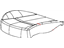 Mopar 5MY25DX9AA Cover Front Seat Cushion