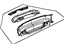 Mopar 4389584AD Panel Deck Lower Rear Closure