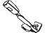 Mopar 1FR741DVAB Buckle End, Rear Inner Passenger Side