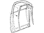 Mopar 55276180AC Seal Glass Running Front