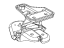 Mopar 68084078AC Bracket Engine Mount