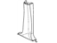 Mopar 5HN04BD5AD Lower Center Pillar Trim, Passenger Side