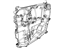 Mopar 68033454AA Regulator Front Door Window With Carrier Plate
