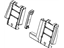 Mopar 68086222AA Bolster, Center