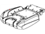 Mopar 68091766AA Foam Seat Cushion Rear Right
