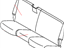 Mopar 1NN721K2AA Cover Rear Seat Back