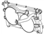Mopar 4809071AB Radiator Lower Insulator, Upper