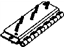 Mopar 68002741AA Hinge