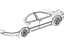 Mopar 4805524AM Molding Front Door Dlo