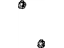 Mopar 6100049 Nut And Washer, Front Bumper Fascia Retainer Attaching