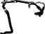 Mopar 5154409AD Hose Power Steering Gear To Reservoir