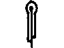 Mopar 6500336 Hub & Bearing Cotter Pin, Front