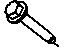 Mopar 6104396AA Converter & Pipe Screw, Upper