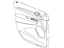Mopar 1VZ421X9AA Armrest Front Door Trim With Pull Cup