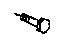 Mopar 6036109AA Retractor Assembly Lower Bolt, Rear