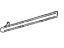 Mopar KP62SW1 Moulding, Door, Front (1/2" Wide)