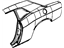 Mopar 68044192AA Reinforcement Bodyside Aperture Rear Inner