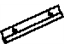 Mopar 55399140AA Baffle A Pillar