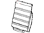 Mopar 5SH03DX9AA Cover Rear Seat Back Left