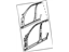 Mopar 68030738AA Panel Package Bodyside Aperture Front Complete Front Panel