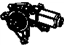 Mopar 68104330AA Motor Window Regulator Rear Door