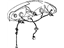 Mopar 4636361 Backup Lamp Bulb