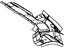 Mopar 5020984AE Corner Reinforcement, Passenger Side