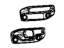 Mopar 68449321AA Fog Lamp Bezel, Front