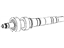 Mopar 68033448AA Shaft Output