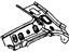 Mopar 5160136AB Pillar Reinforcement, Upper