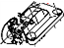 Mopar 5106041AA Shifter Transmission Includes Knob #1 And Boot #2