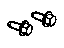 Mopar 5102488AA Armrest Screw