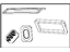 Mopar 5191348AB Seal Kit A/C And Heater Unit, Case Foam, Evaporator Plate