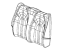 Mopar 6QH97LV5AA Cover Rear Seat Back