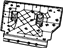 Mopar 68033997AA Seat Back Panel, Rear Driver Side