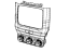 Mopar 68340280AD Center Stack Lower Controls Without Display