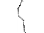 Mopar 55395530AA Latch Rods, Front Outer Passenger Side