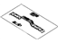 Mopar 55372350AB Crossmember Front Seat Retention